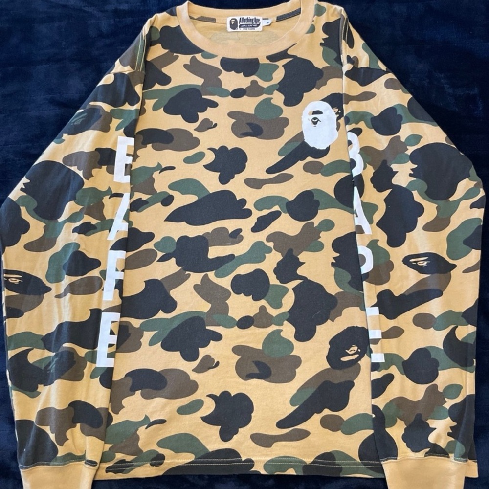 BAPE Camo Long Sleeve Shirt